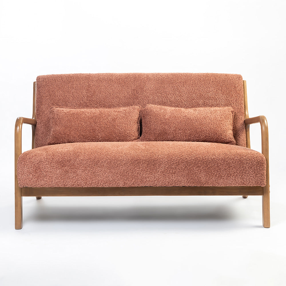 Roxanne 2 seater Sofa - Rose Brown