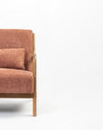 Roxanne 2 seater Sofa - Rose Brown