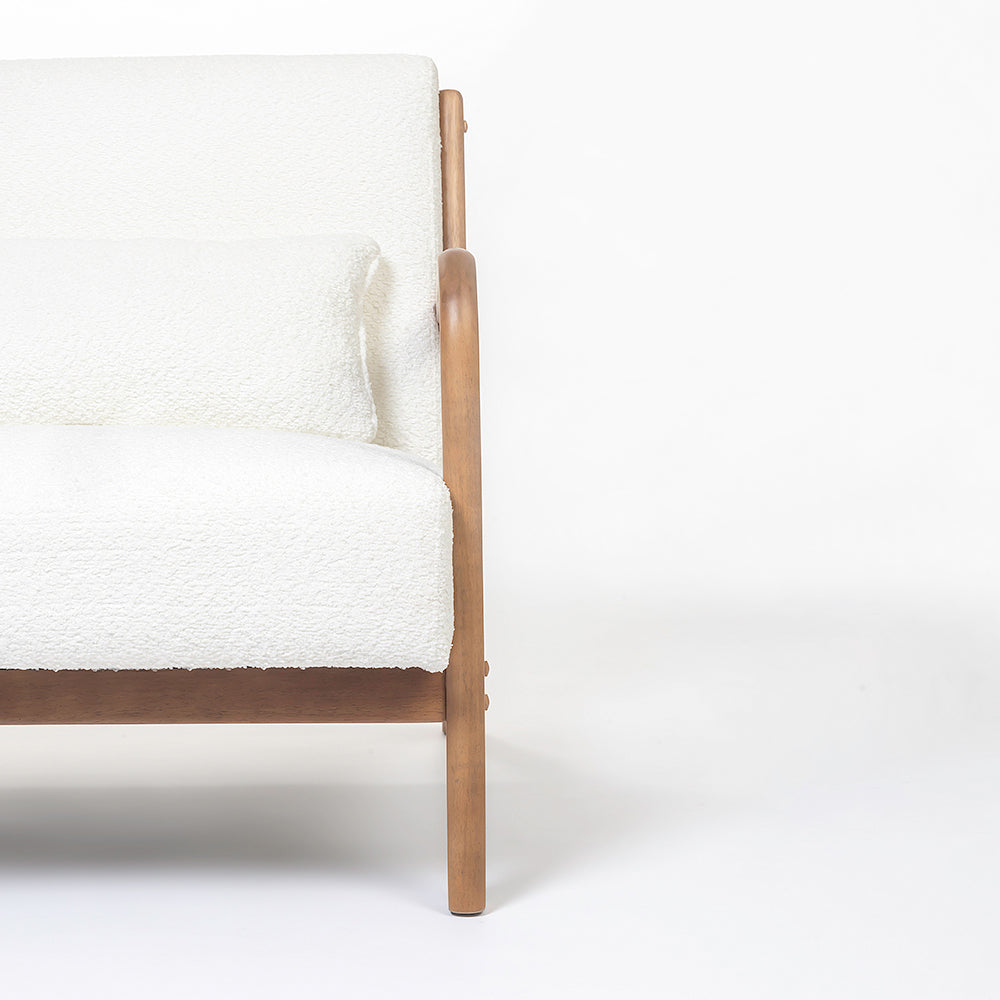 Roxanne 2 seater Sofa - White