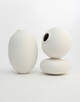 White Derek Terracotta Vase Set of 3