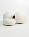 White Derek Terracotta Vase Set of 3