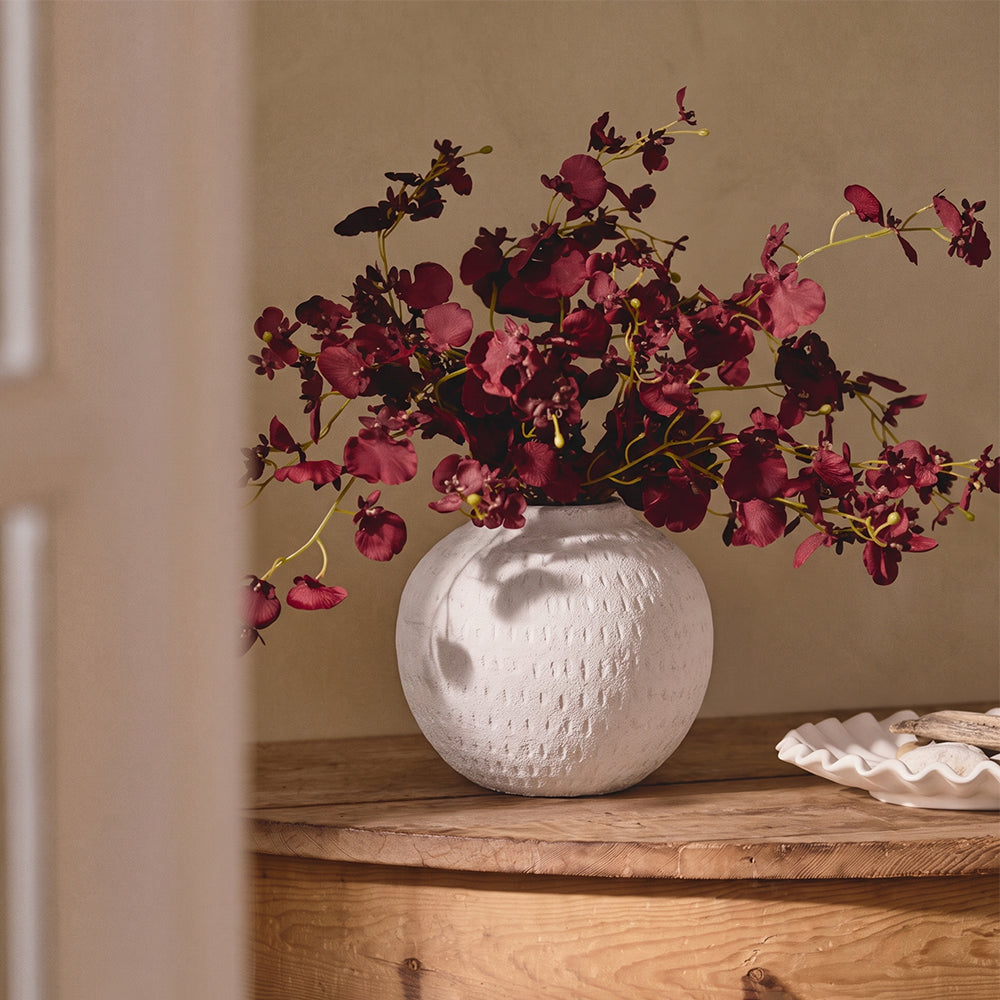 White Derek Terracotta Vase
