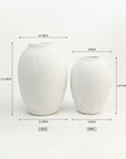 Kinks Terracotta Vase Set of 2