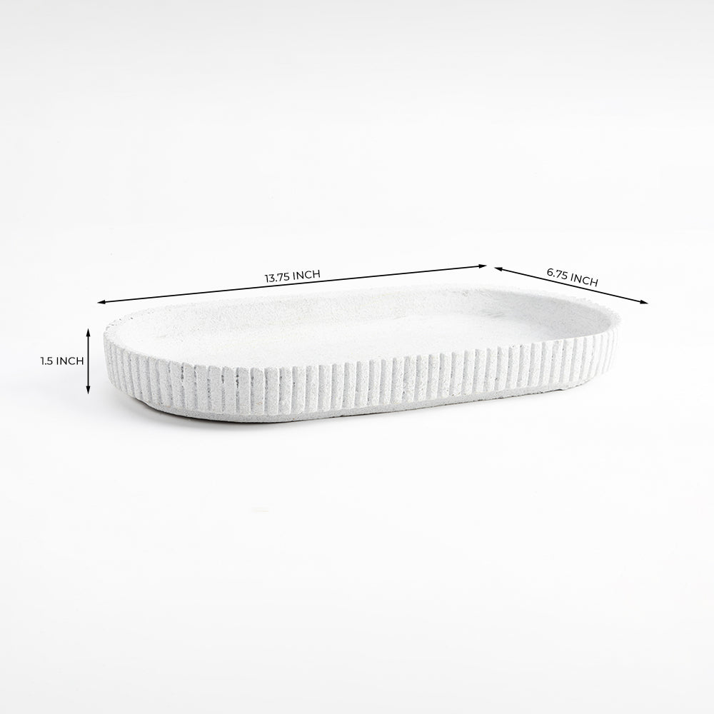 Taupe Terracotta Tray
