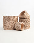 Beige Cement Pot