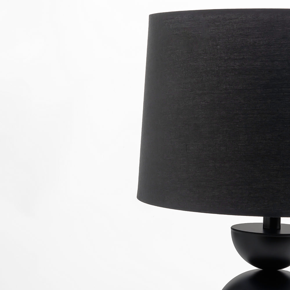 Dove Glimmer Table Lamp - Black