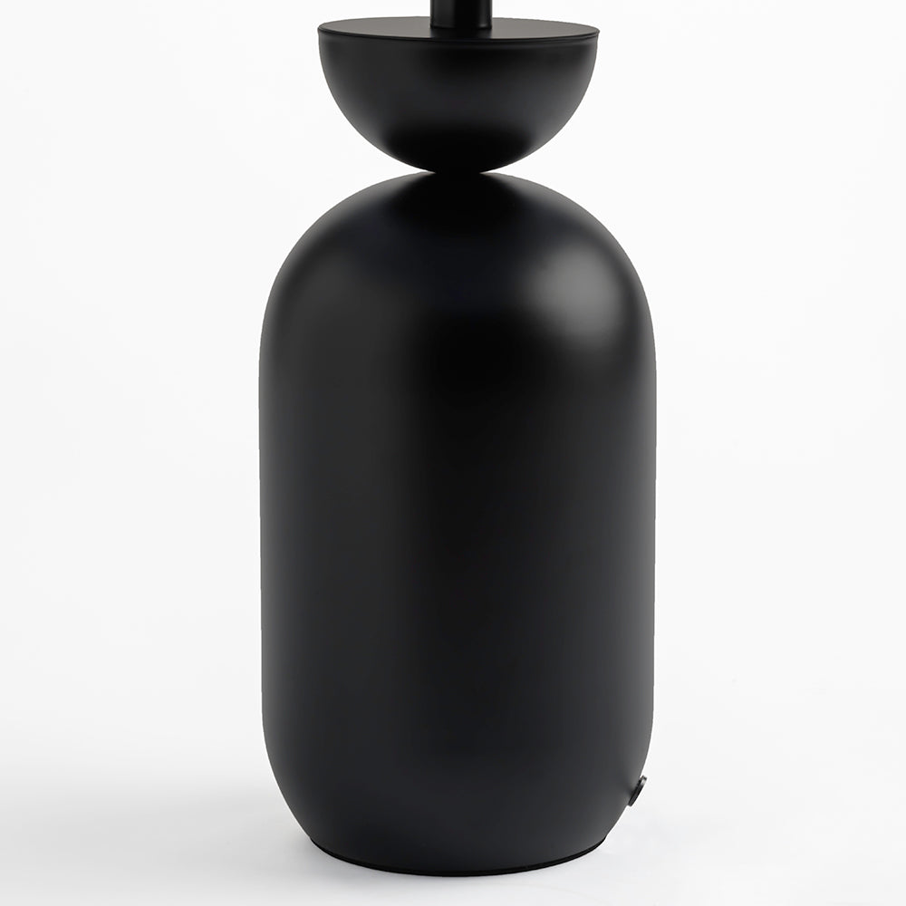 Dove Glimmer Table Lamp - Black