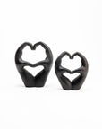 Heart in Hand Polyresin Sculpture