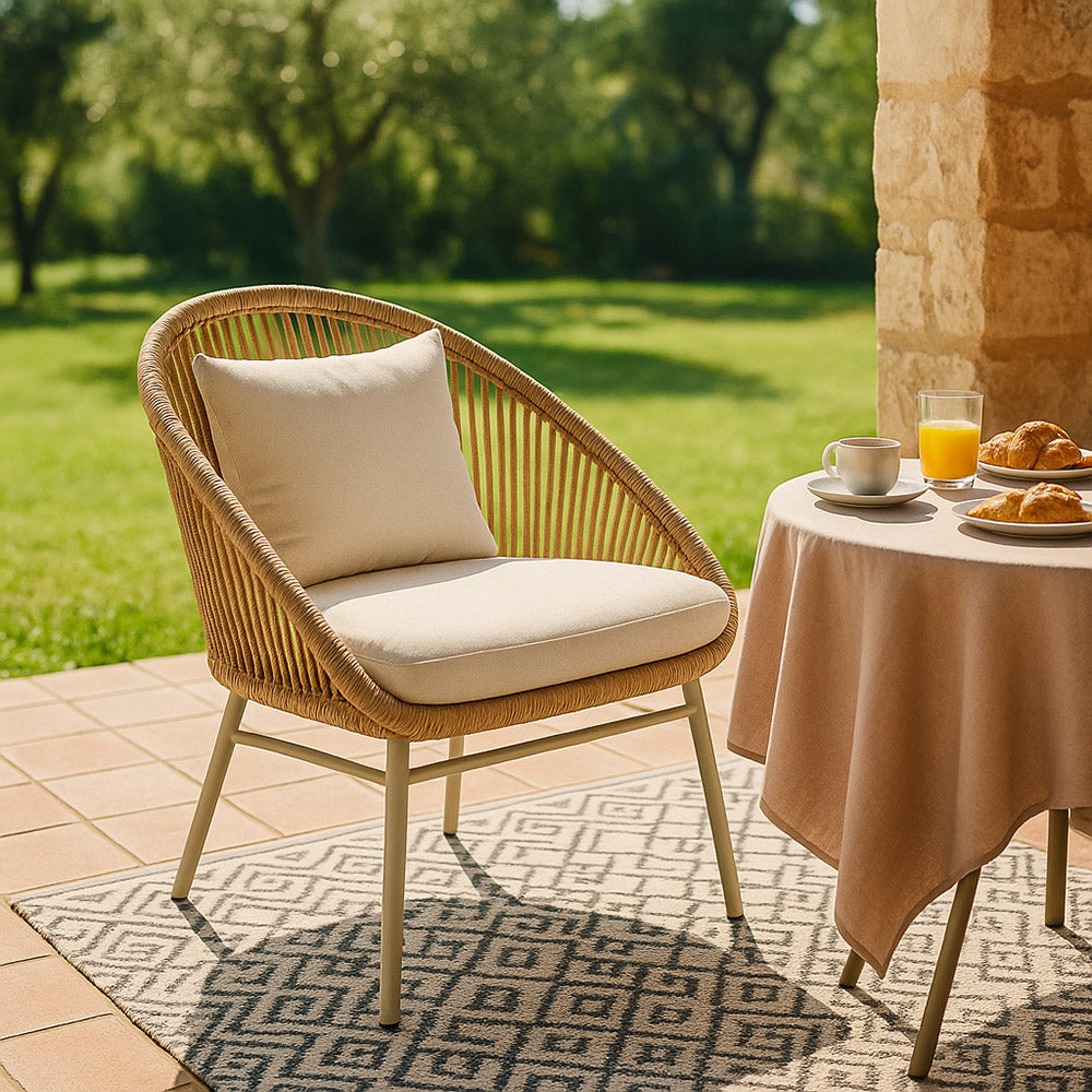 Mott Rattan Outdoor Chair