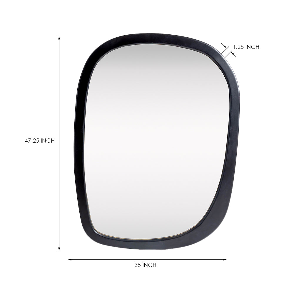 Mango Frost Mirror Frame - Black