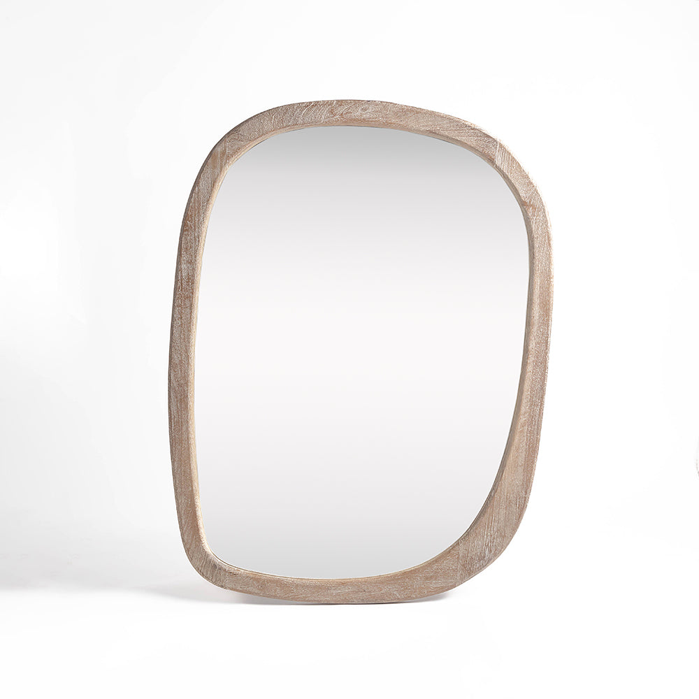 Mango Frost Mirror Frame - Rustic Natural