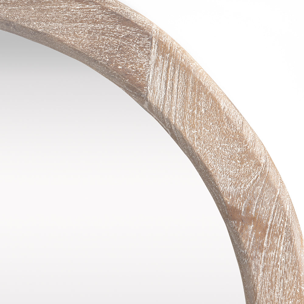 Mango Frost Mirror Frame - Rustic Natural