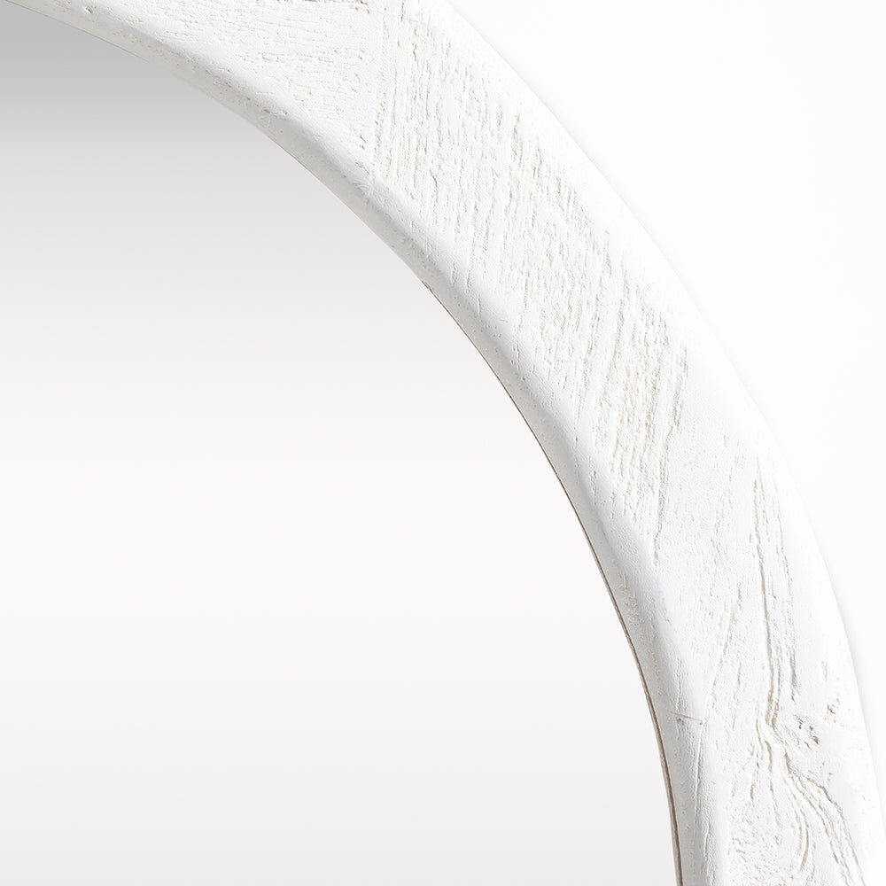 Mango Frost Mirror Frame - Rustic White