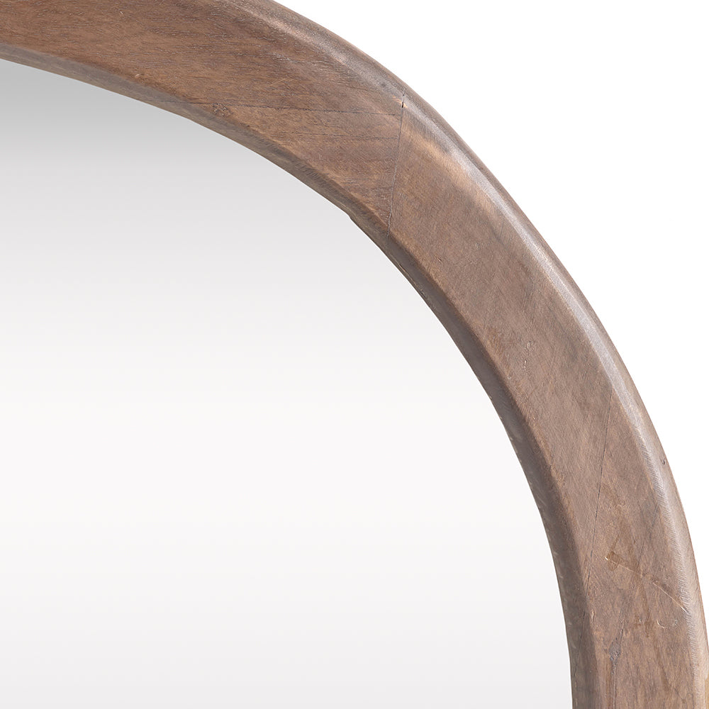 Mango Frost Mirror Frame - Walnut