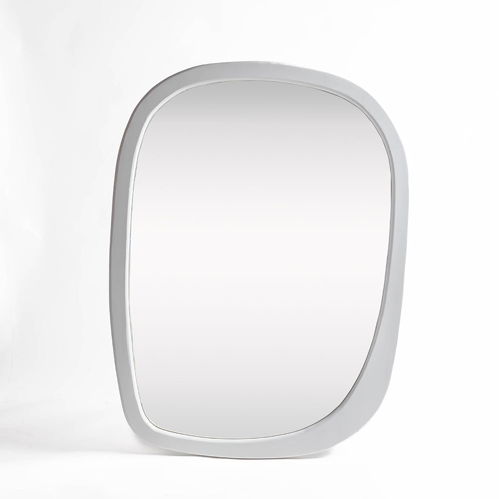 Mango Frost Mirror Frame - White