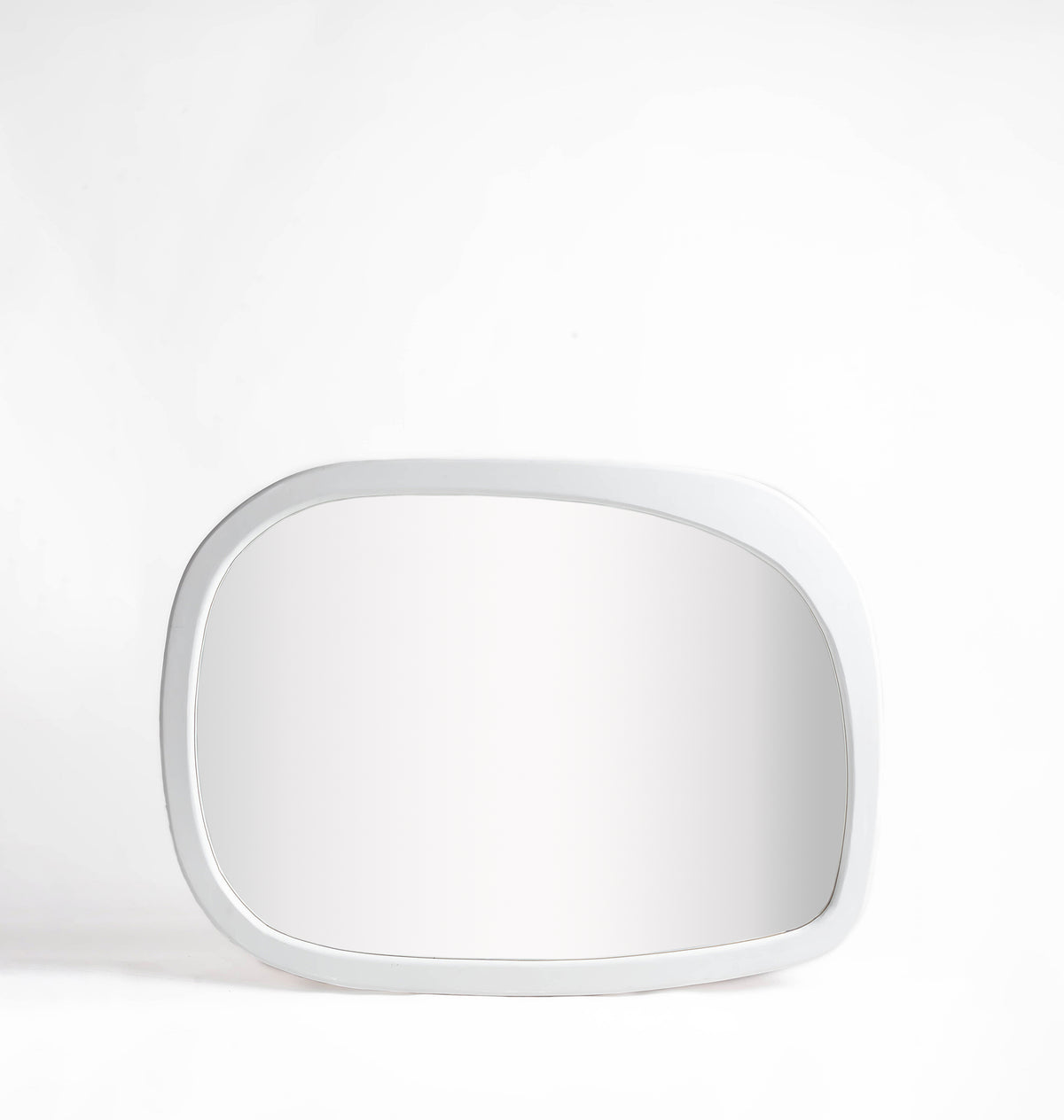 Mango Frost Mirror Frame - White