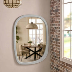 Mango Frost Mirror Frame - White
