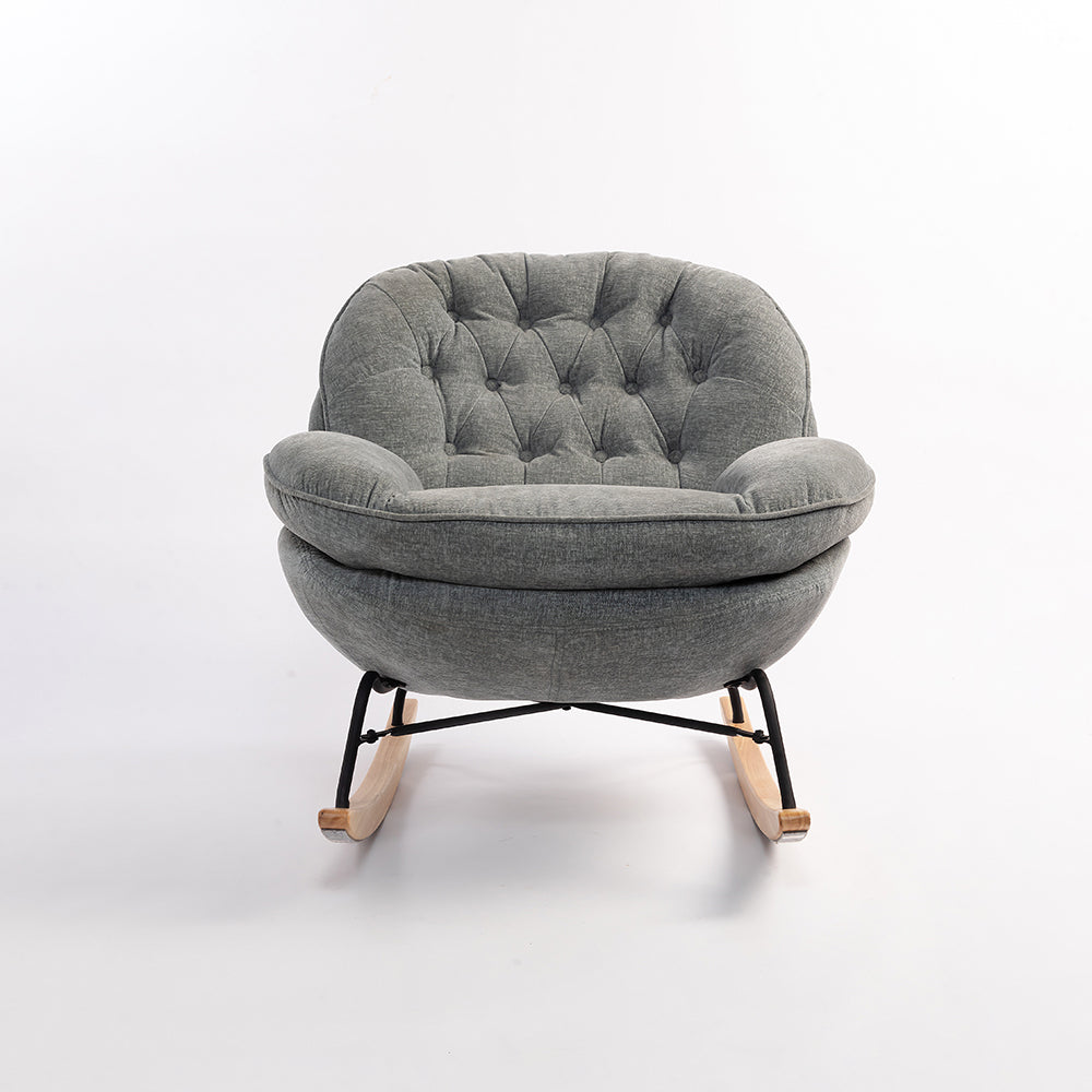 Buy Knack Cotton Rocking Chair Online