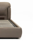 Auburn Leather Bed