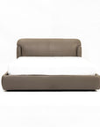 Auburn Leather Bed