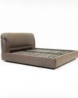 Auburn Leather Bed