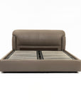 Auburn Leather Bed
