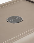 Auburn Leather Bed