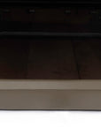 Bronze Tan Leather Bed