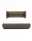 Bronze Tan Leather Bed