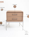 Sable Leather Bed