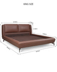 Amorous Leather Bed
