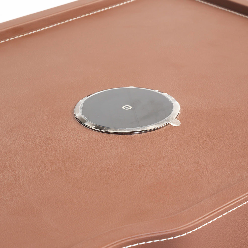 Amorous Leather Bed - Double bed Bed Bed + 1 Bedside Table Bed + 2 Bedside Table