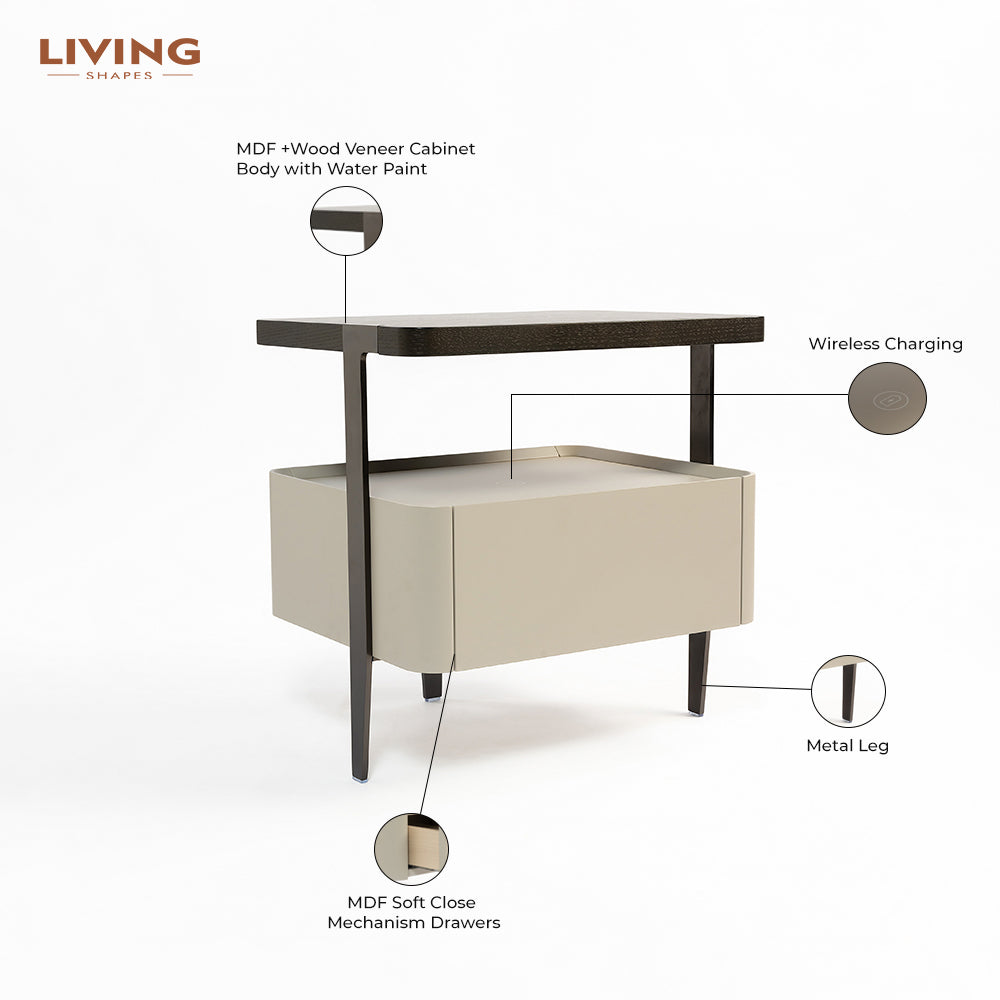 Simplesyn  Besdside Table