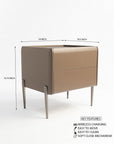 Bronze Luxe  Bedside Table