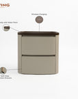 Nexus Arc Bedside Table