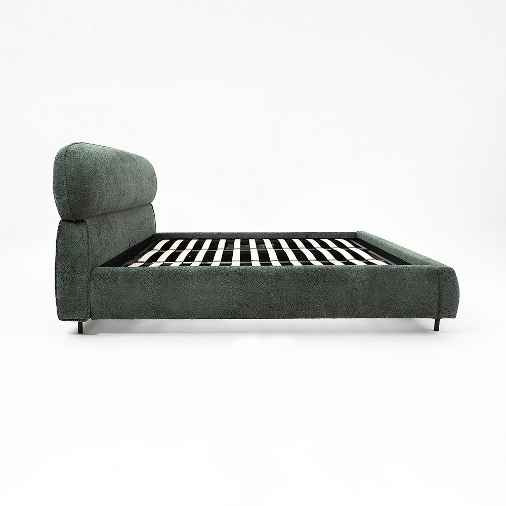 Atlas Upholstered Bed - Boucle