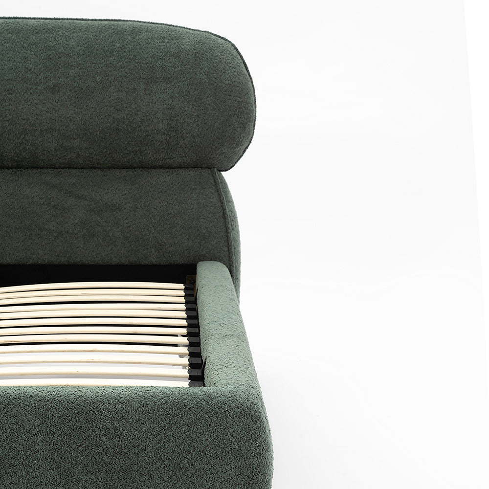 Atlas Upholstered Bed - Boucle