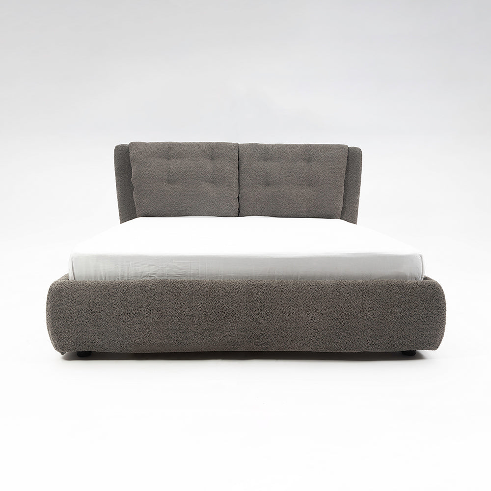 Heritage Upholstered Bed - Boucle - King Queen Double