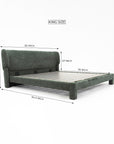 Forge Upholstered Bed - Boucle
