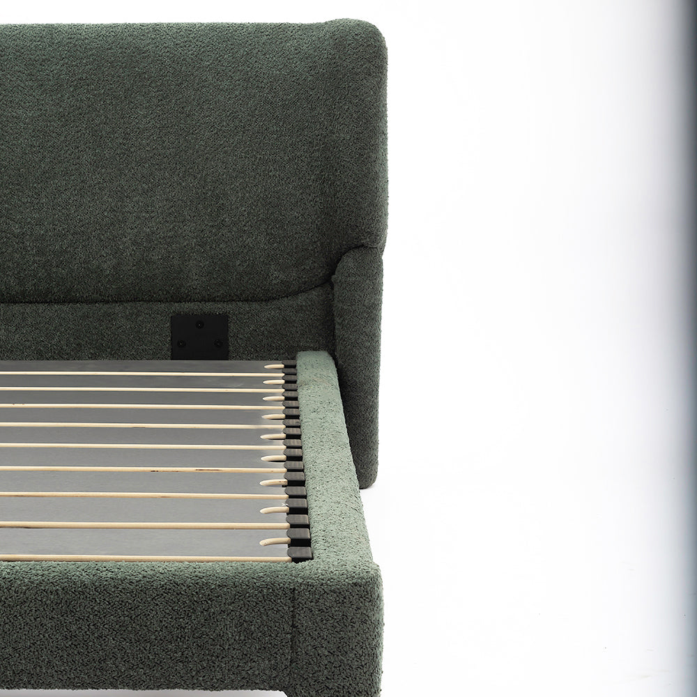 Forge Upholstered Bed - Boucle