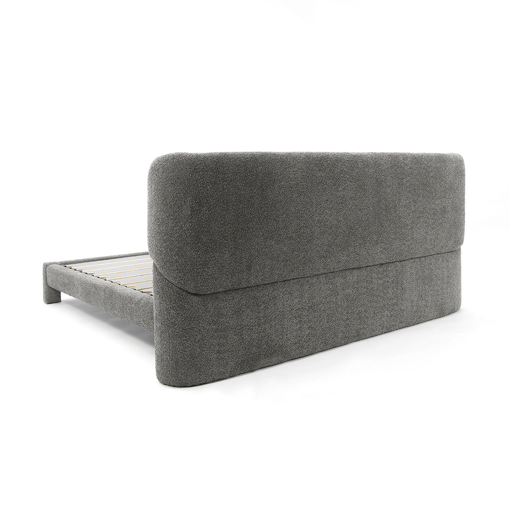 Forge Upholstered Bed - Grey