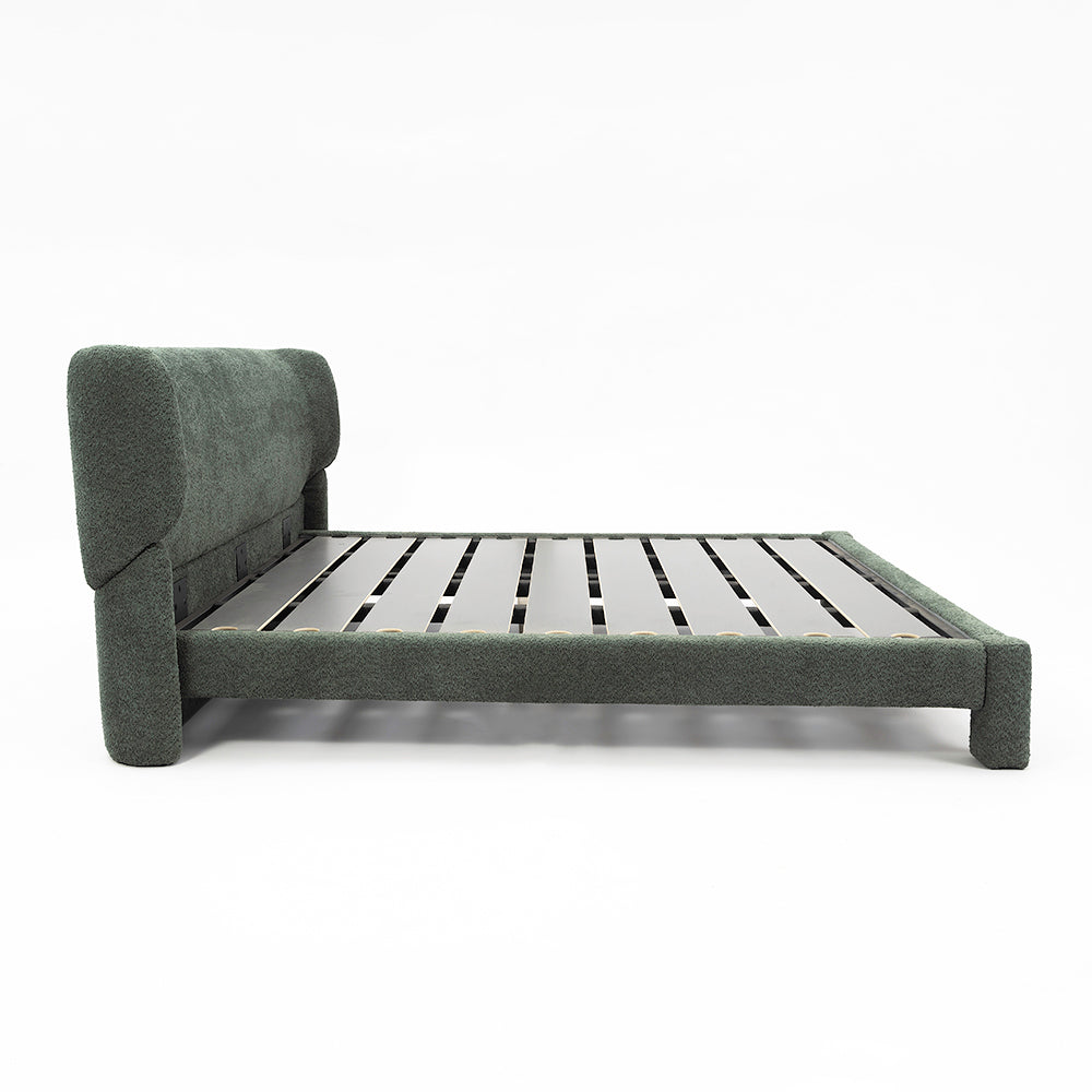 Forge Upholstered Bed - Boucle - King Queen Double