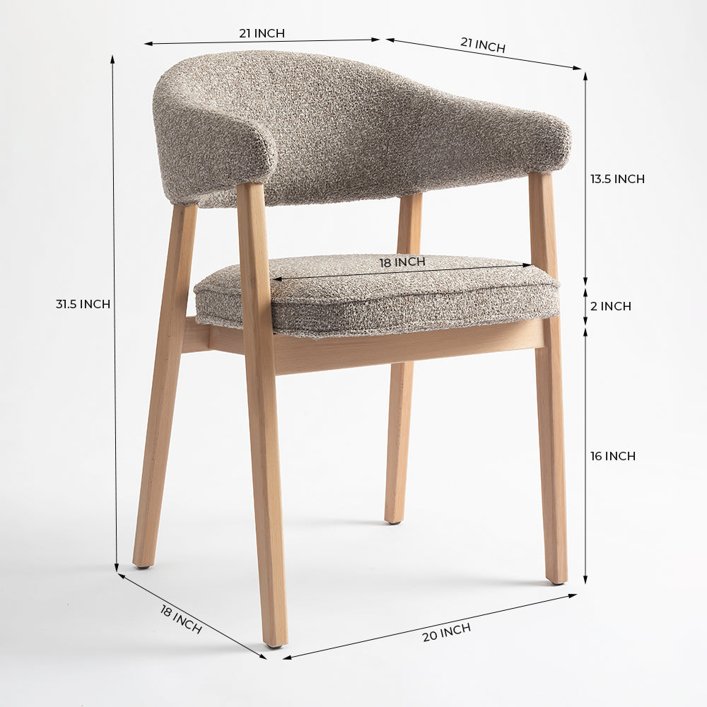 Beechcraft Dining Chair - Light Khaki