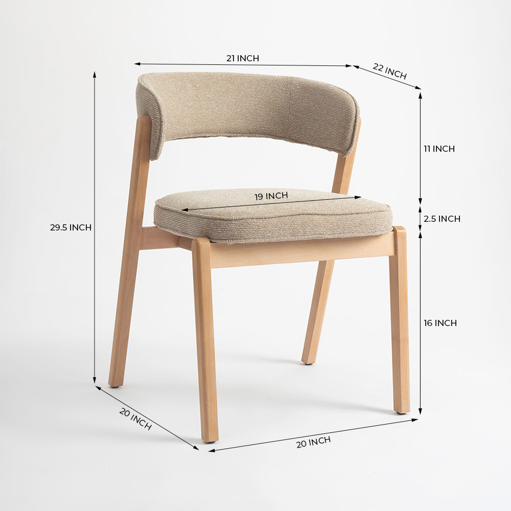 Harbor Dining Chair - Flaxen