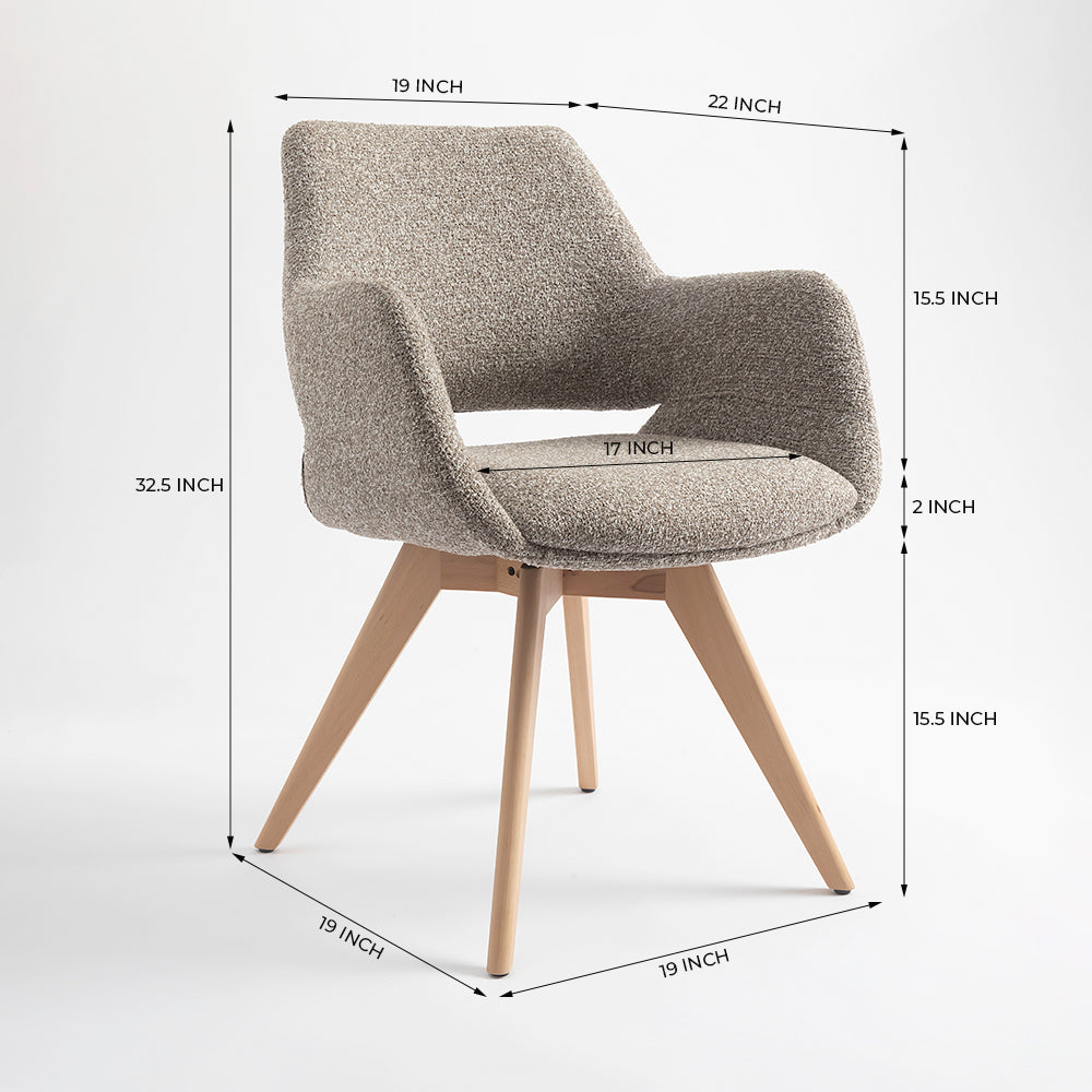 Bastion Dining Chair - Light Khaki