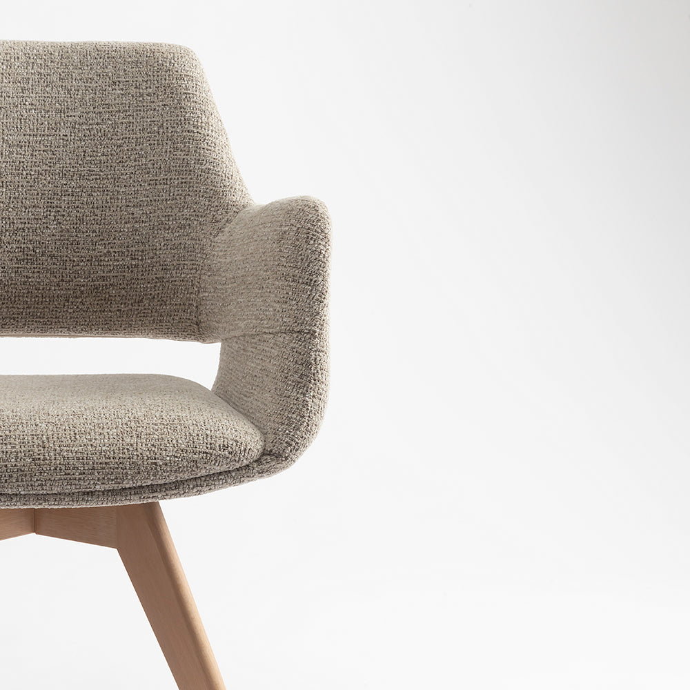 Bastion Wooden Dining Chair - Wheat