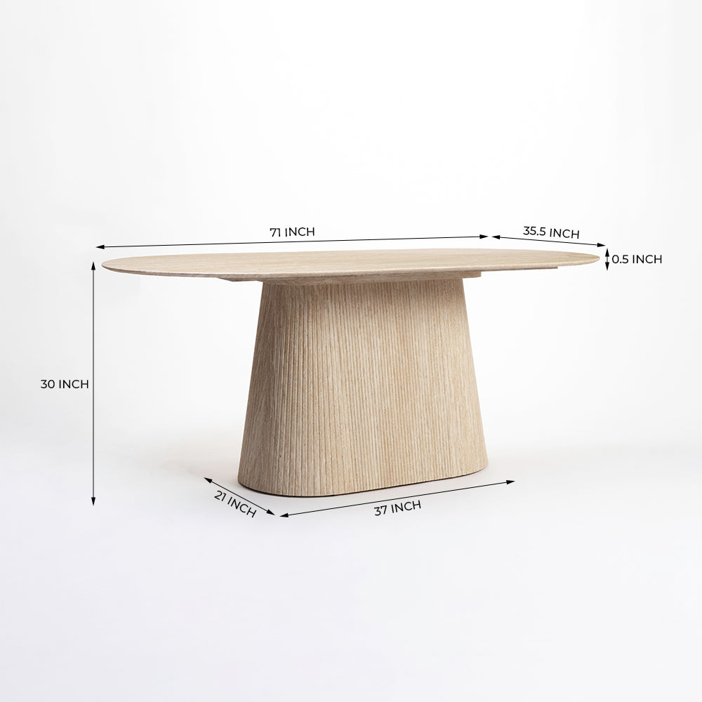 Paperstone 4 Seater Dining Table