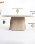 Paperstone 4 Seater Dining Table