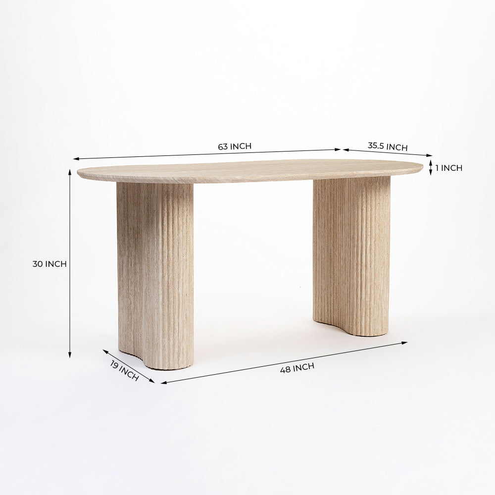 Slate 4 Seater Dining Table