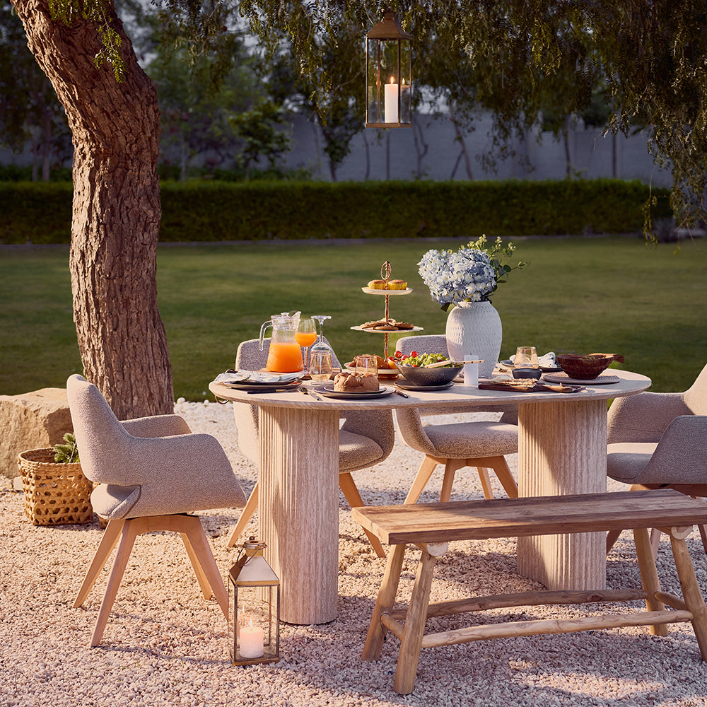 Slate 4 Seater Dining Table